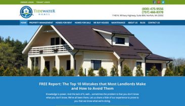 Tidewater Homes Norfolk Website