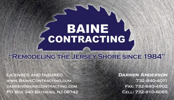 Bain Contracting Business Cards